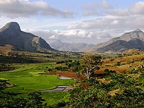 Madagascar landscape.