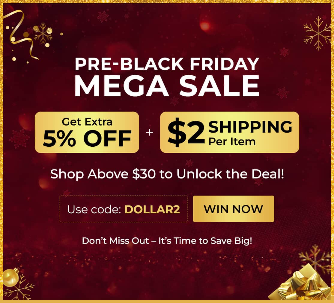 PRE-BLACK FRIDAY MEGA SALE