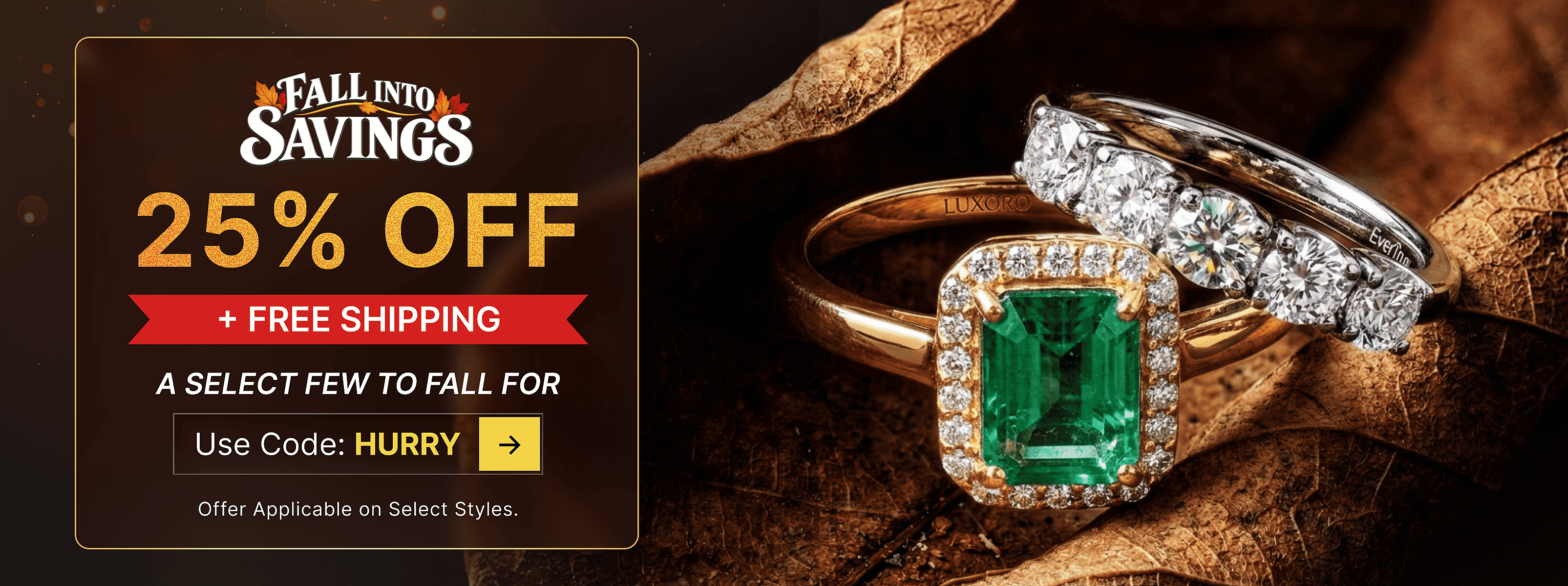 FALL INTO SAVINGS