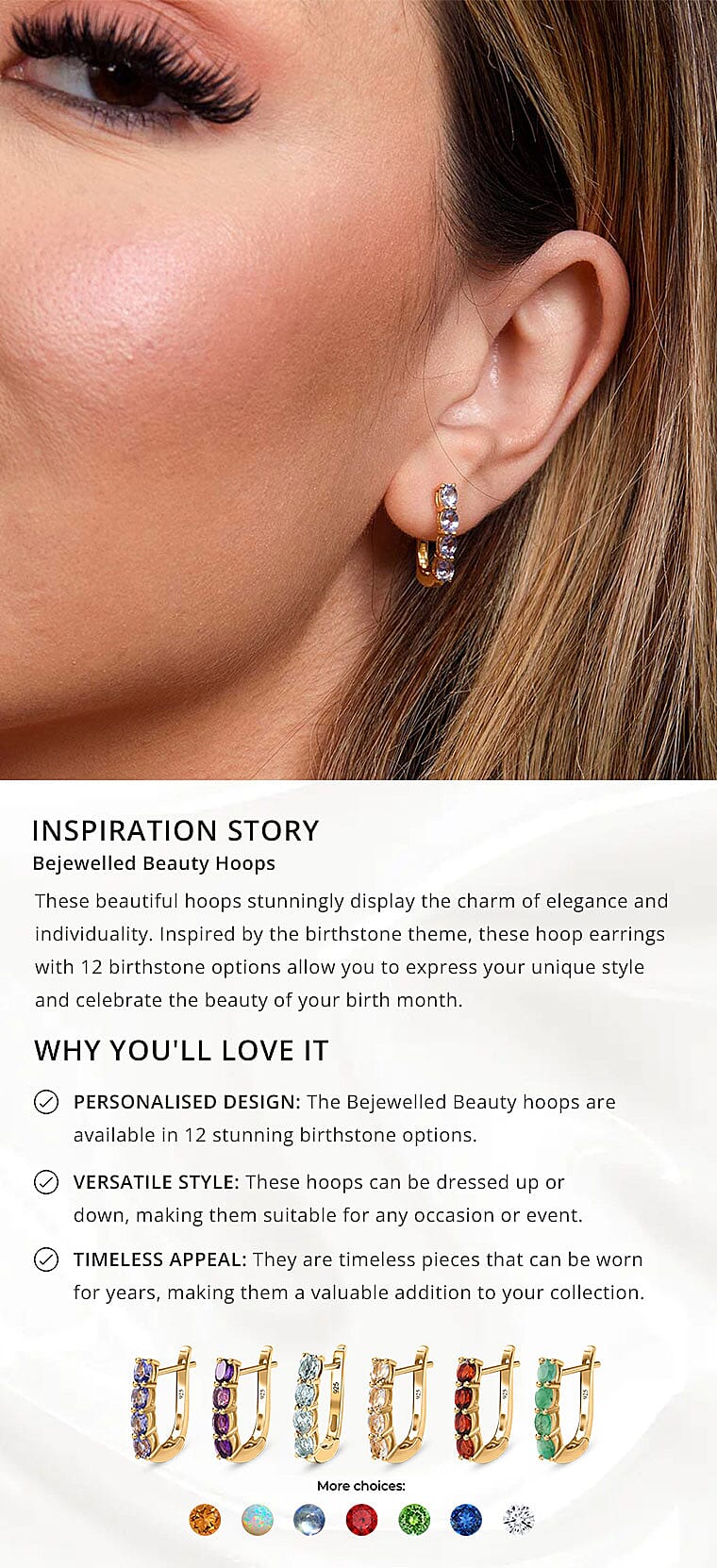 Huggie Hoop Earrings Banner