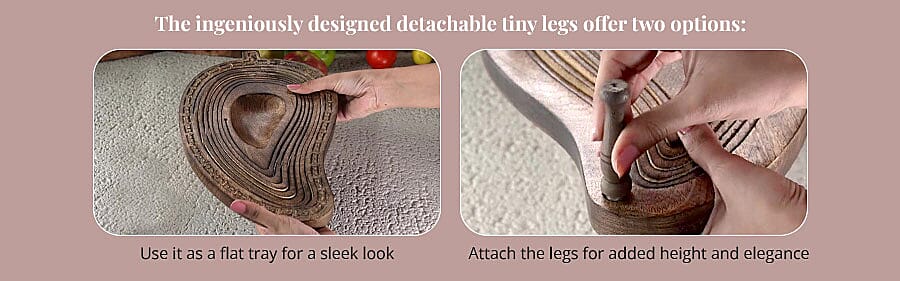 Nature's Treasure: Embrace the beauty of hand-carved mango wood Banner