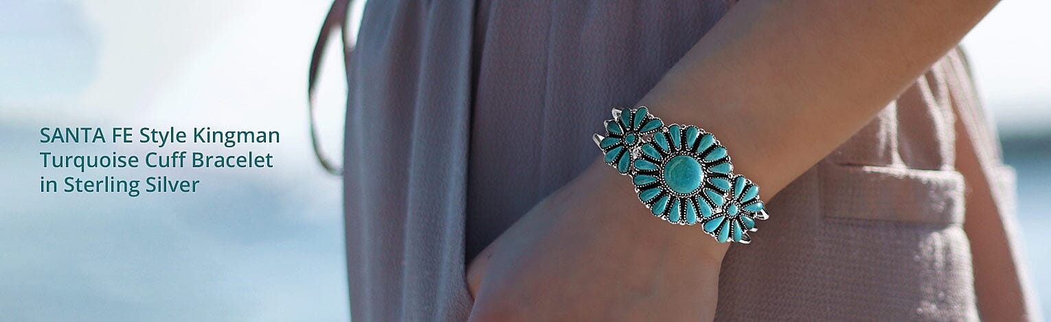 SANTA FE Style Cuff Bracelet Banner