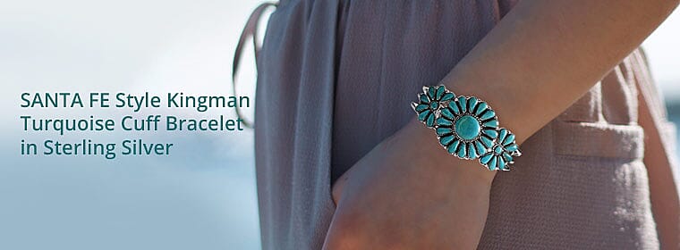 SANTA FE Style Cuff Bracelet Banner