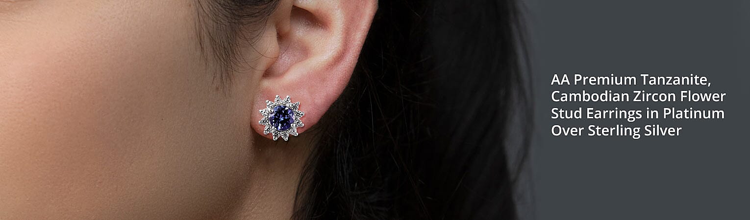 AA Premium Tanzanite Earring Banner