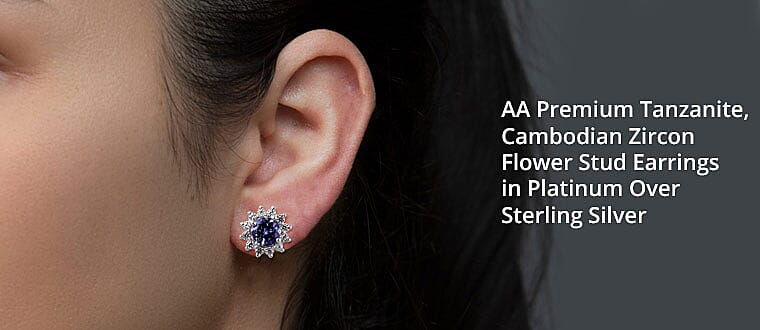 AA Premium Tanzanite Earring Banner