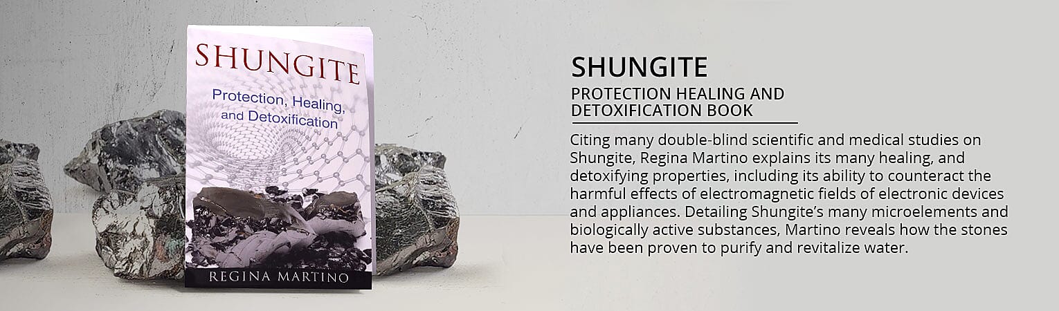 Shungite Protection Healing and Detoxification Book Banner