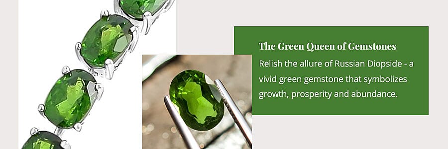 The Green Queen of Gemstones Banner