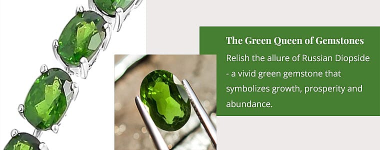 The Green Queen of Gemstones Banner