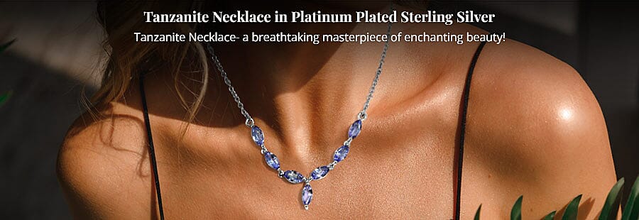 Tanzanite Necklace Banner