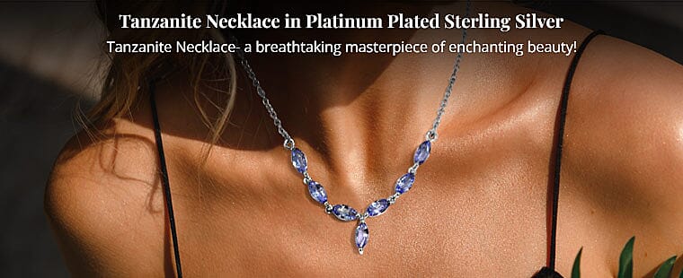 Tanzanite Necklace Banner