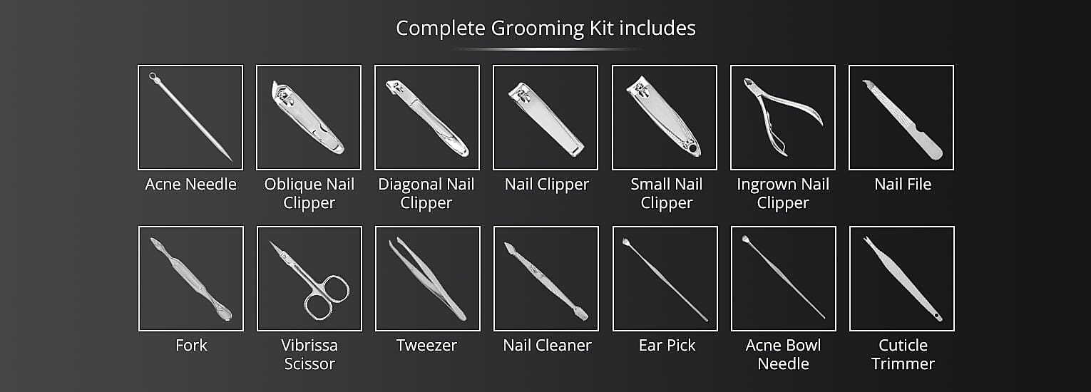 Complete Grooming Kit includes Banner