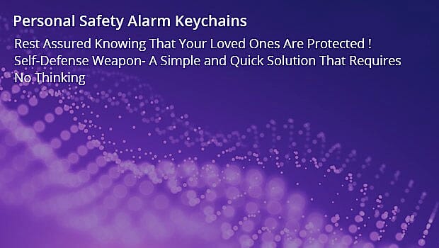 Personal Safety Alarm Keychains