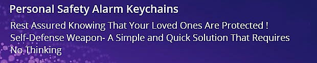 Personal Safety Alarm Keychains
