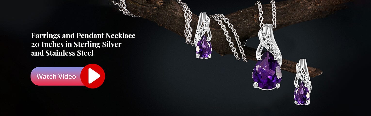 Earrings and Pendant Necklace Banner