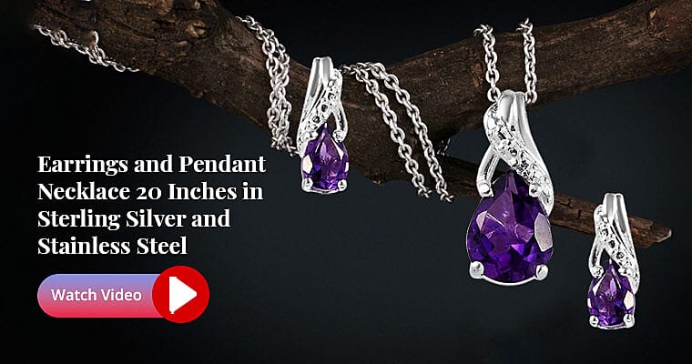 Earrings and Pendant Necklace Banner