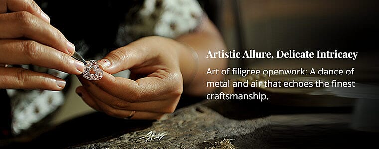 Artistic Allure, Delicate Intricacy Banner