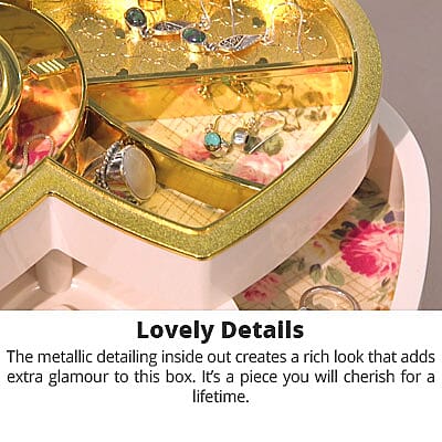 Double Heart Shape Music Box