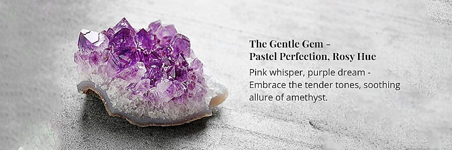 The Gentle Gem - Pastel Perfection, Rosy Hue Banner
