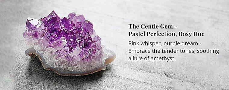 The Gentle Gem - Pastel Perfection, Rosy Hue Banner