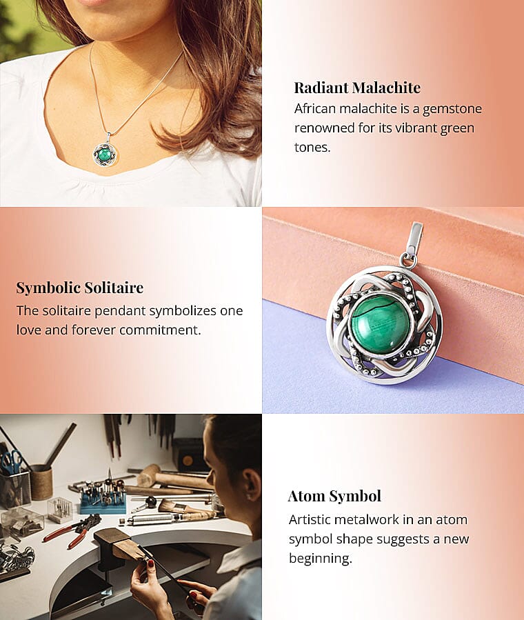 African Malachite PendantBanner