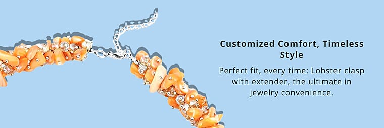 Shell Seed Bead Multi Strand Necklace Banner