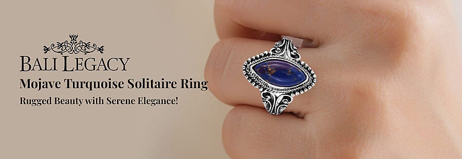 Mojave Turquoise Solitaire Ring Banner