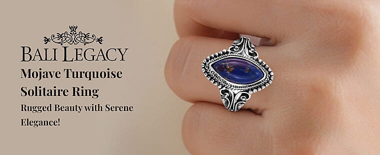 Mojave Turquoise Solitaire Ring Banner