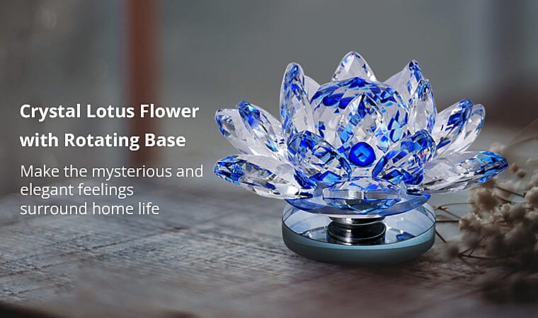 Crystal Lotus Flower Banner