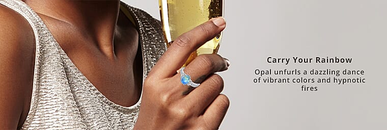 Premium Ethiopian Welo Opal Ring  Banner