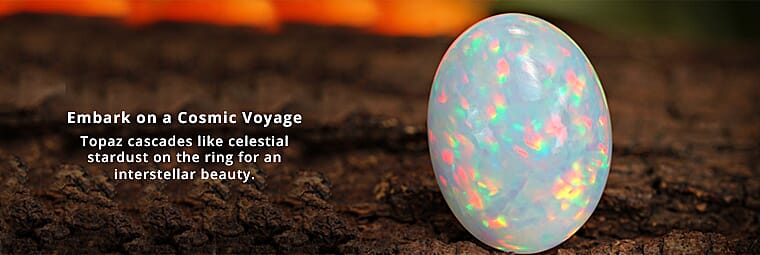 Premium Ethiopian Welo Opal Ring  Banner