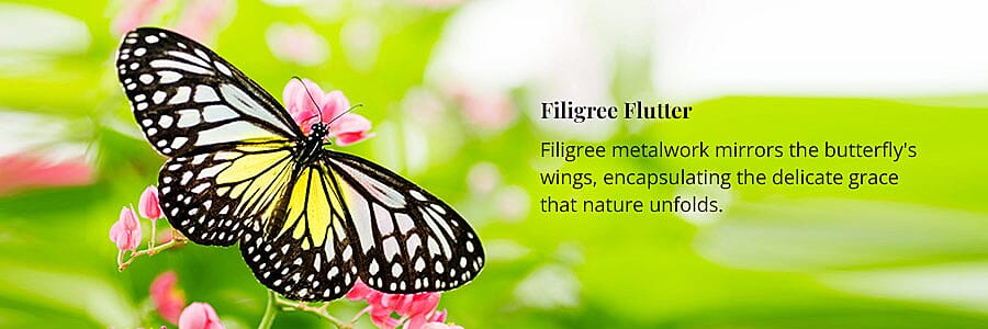 Metamorphic Majesty: Butterfly Earrings Banner