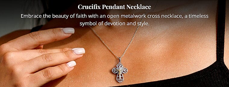 Crucifix Pendant Necklace Banner