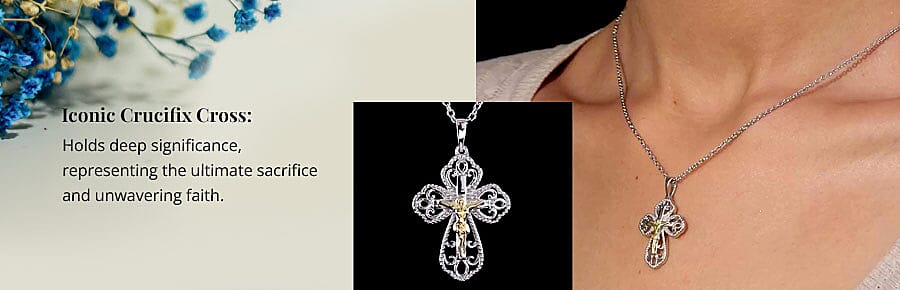 Iconic Crucifix Cross Banner