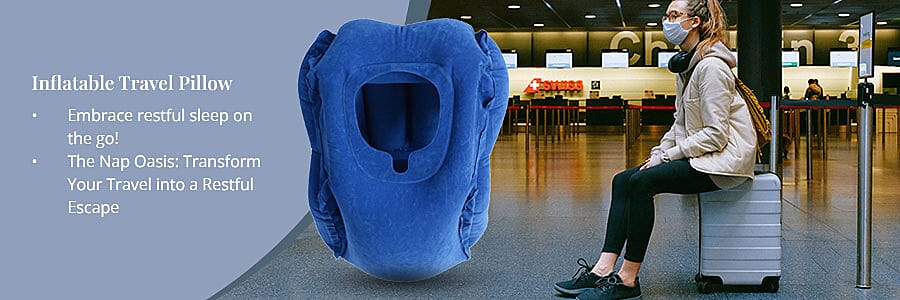 Inflatable Travel Pillow Banner