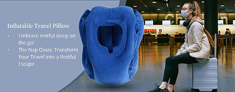 Inflatable Travel Pillow Banner