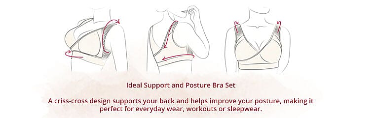 Ideal Support and Posture Bra Set  Banner