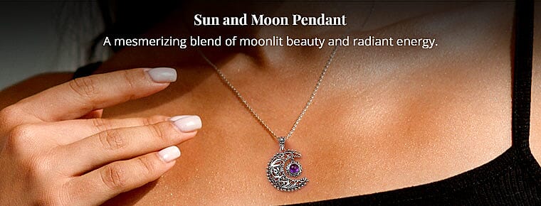 Sun and Moon Pendant Banner