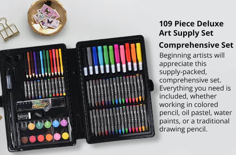 Kreative Kids Art Sets Painst Eraser Pencil Sharpener Crayons 12 Palette for sale online 