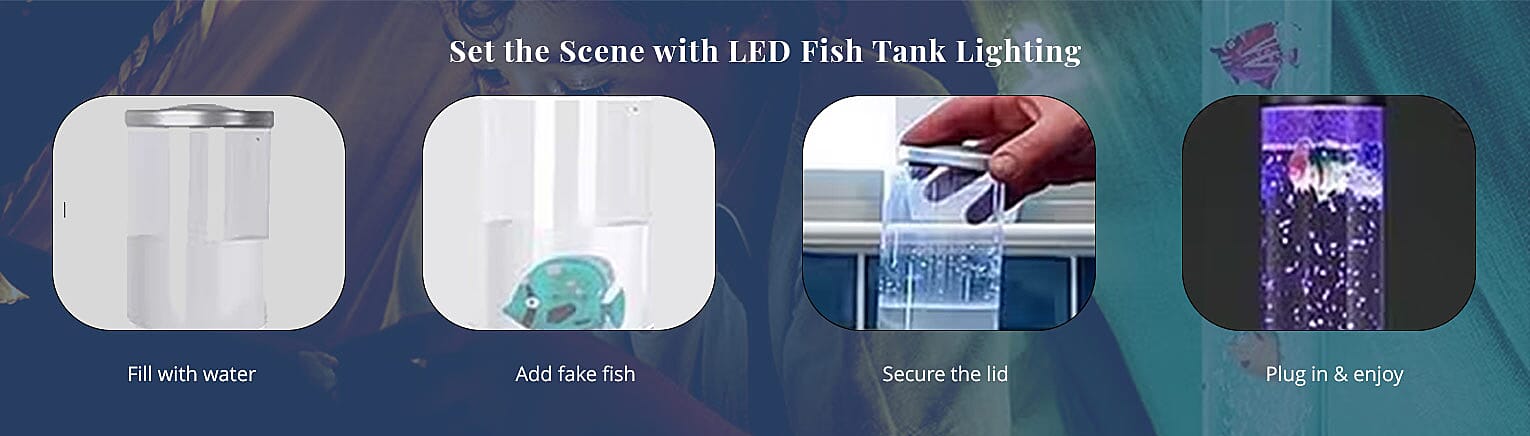 Set the Scene with LED Fish Tank Lighting Banner
