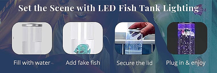 Set the Scene with LED Fish Tank Lighting Banner