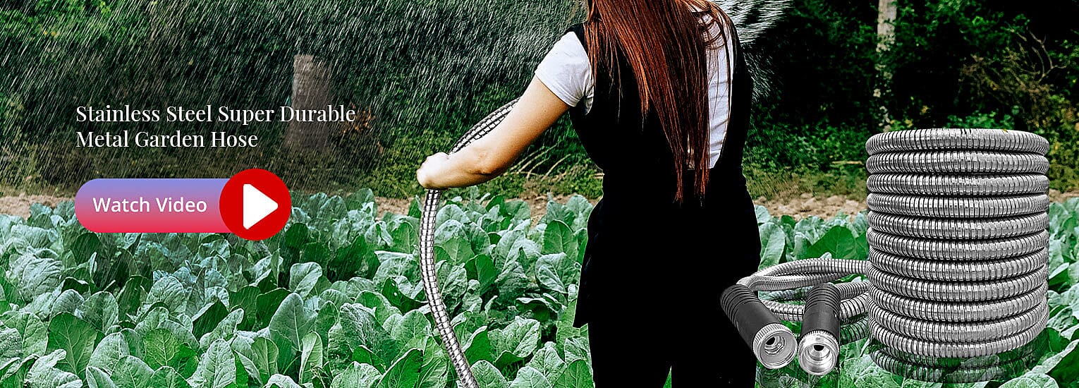 Metal Garden Hose Banner