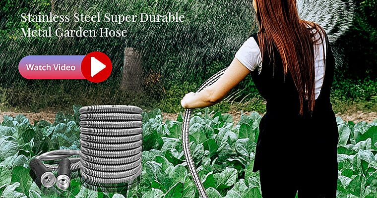Metal Garden Hose Banner
