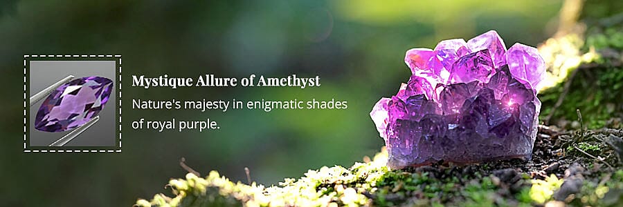 Mystique Allure of Amethyst Banner