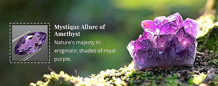 Mystique Allure of Amethyst Banner