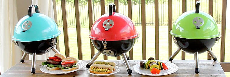 Mini Portable Charcoal Grill Banner