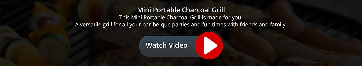 Mini Portable Charcoal Grill