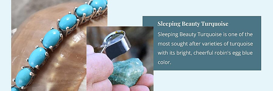 Sleeping Beauty Turquoise Banner