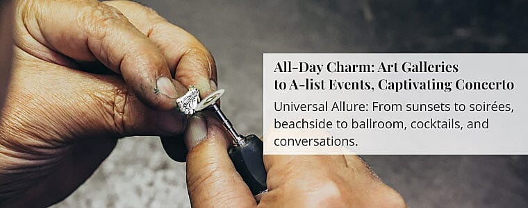 All-Day Charm: Art Galleries to A-list Events, Captivating Concerto Banner