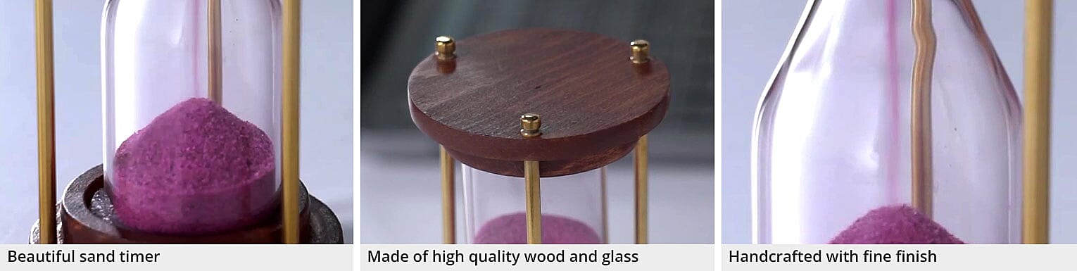 Beautiful sand timer Banner