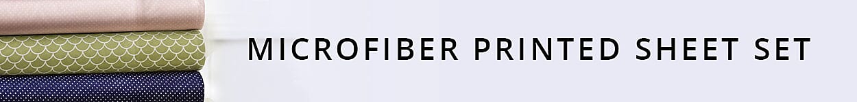 IEnjoy Home 4-piece Microfiber Printed Sheet Set Banner